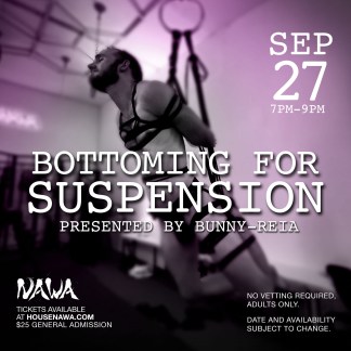 Sep 27 - Bottoming for Rope Suspension with Bunny-Reia